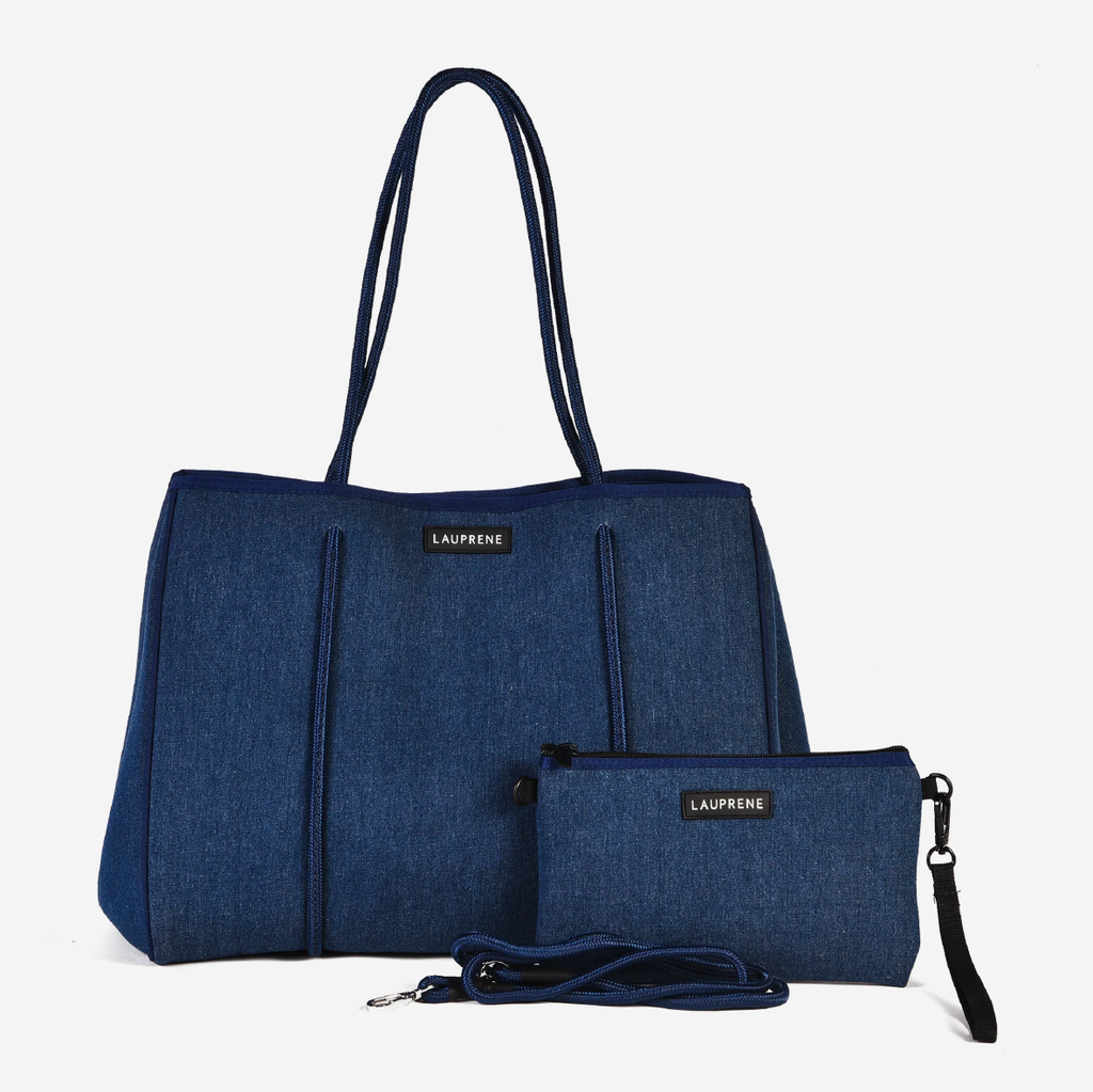 Neoprene Tote Bag - Indigo
