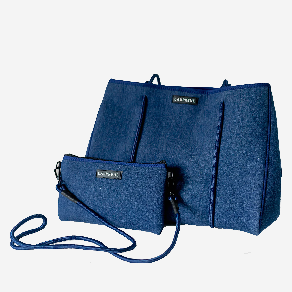Neoprene Tote Bag - Indigo