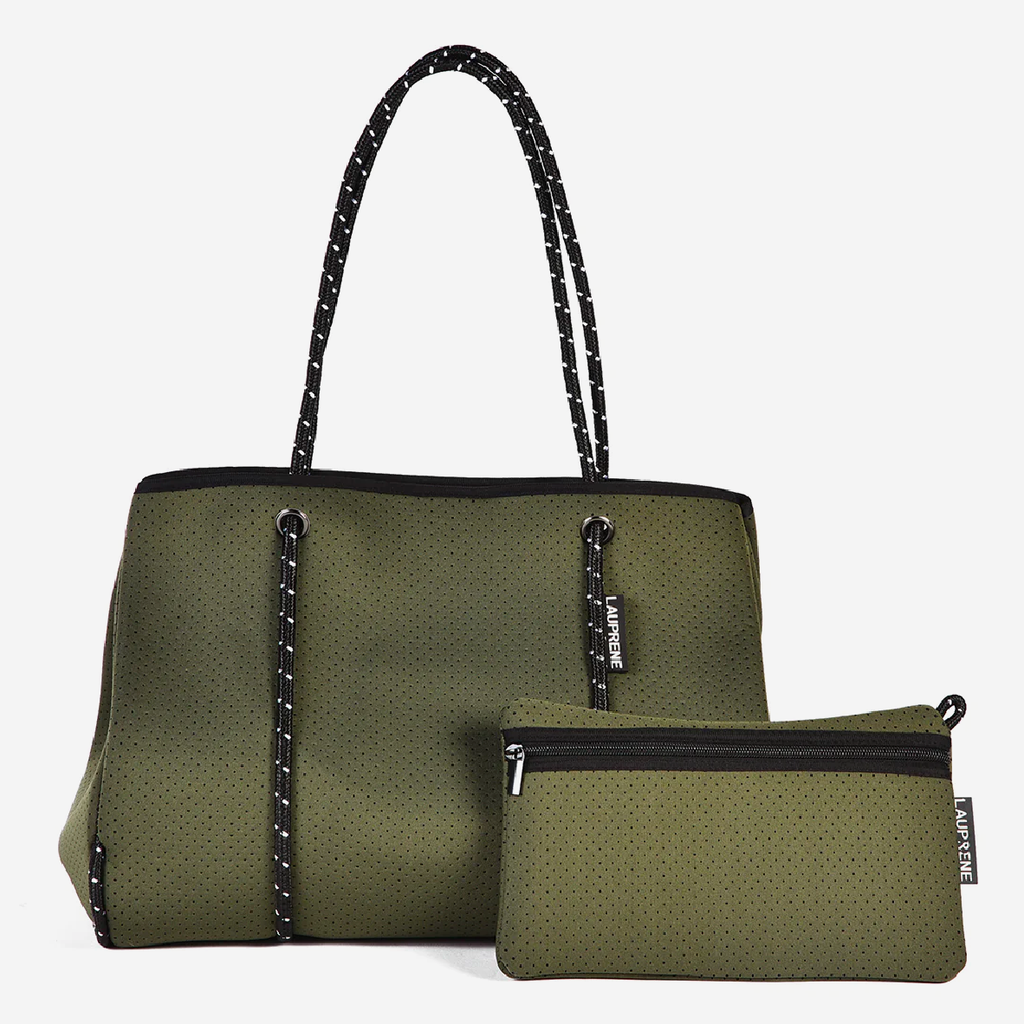 Neoprene Tote Bag - Khaki