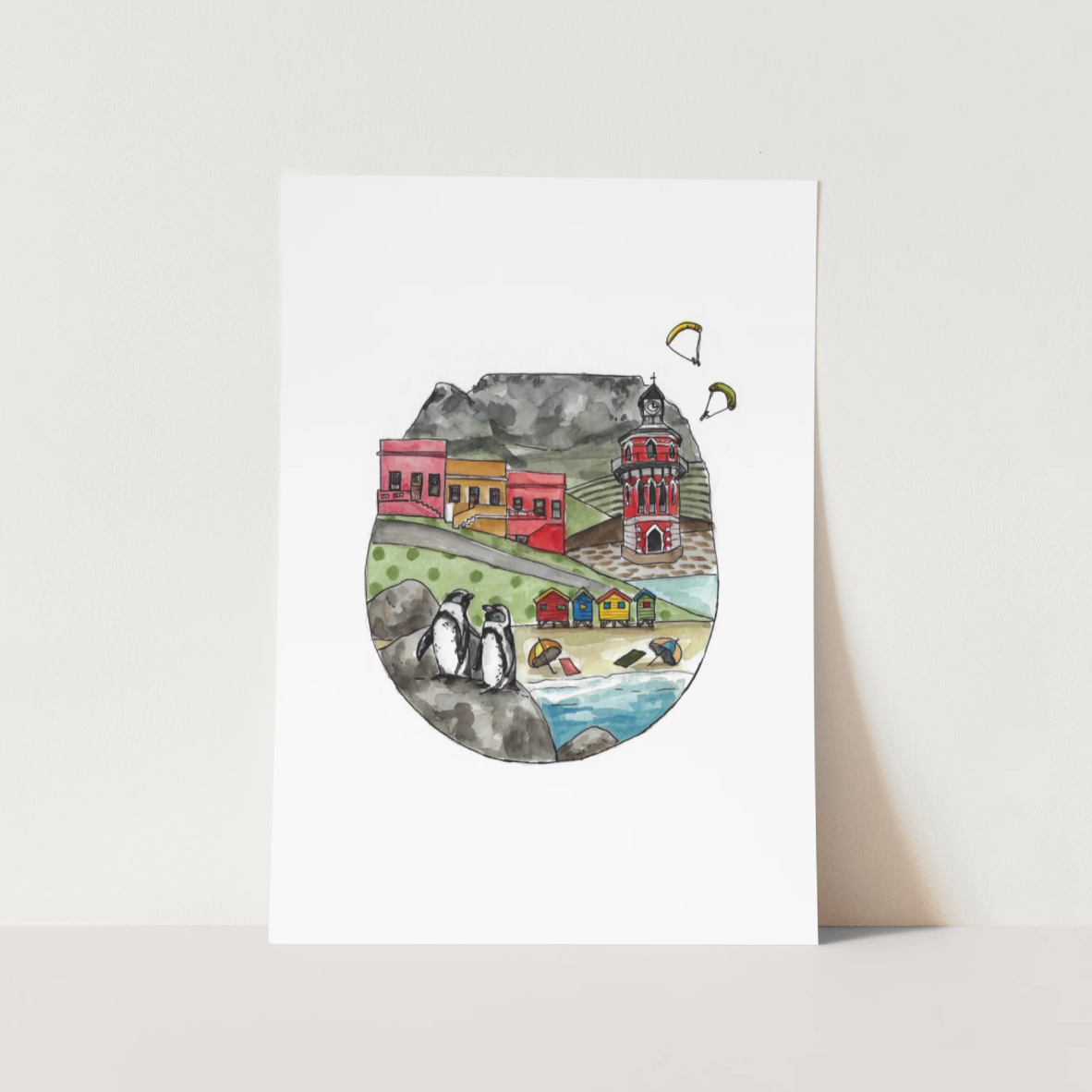 Art Poster A3 - Cape Town