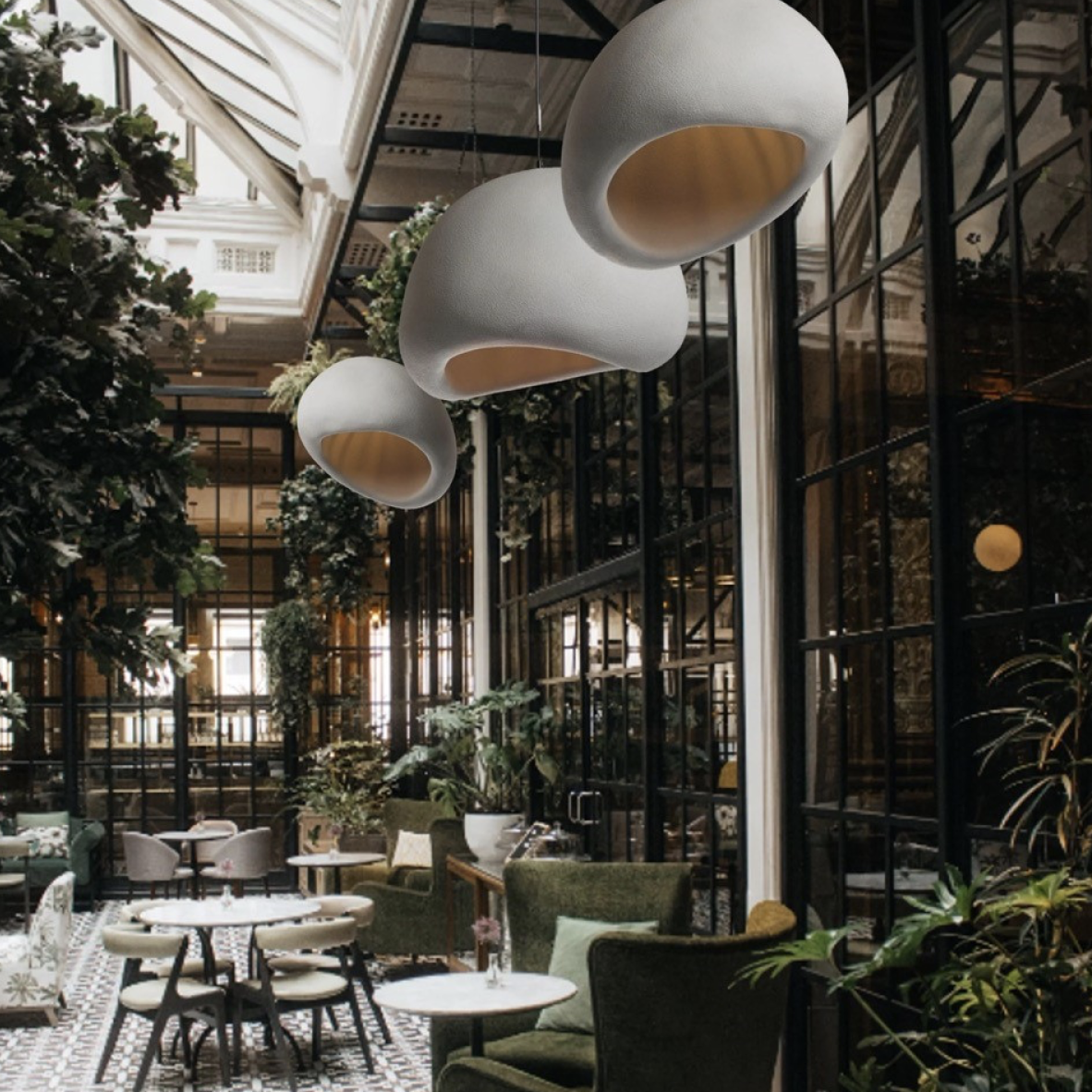 Cumulus Pendant - White