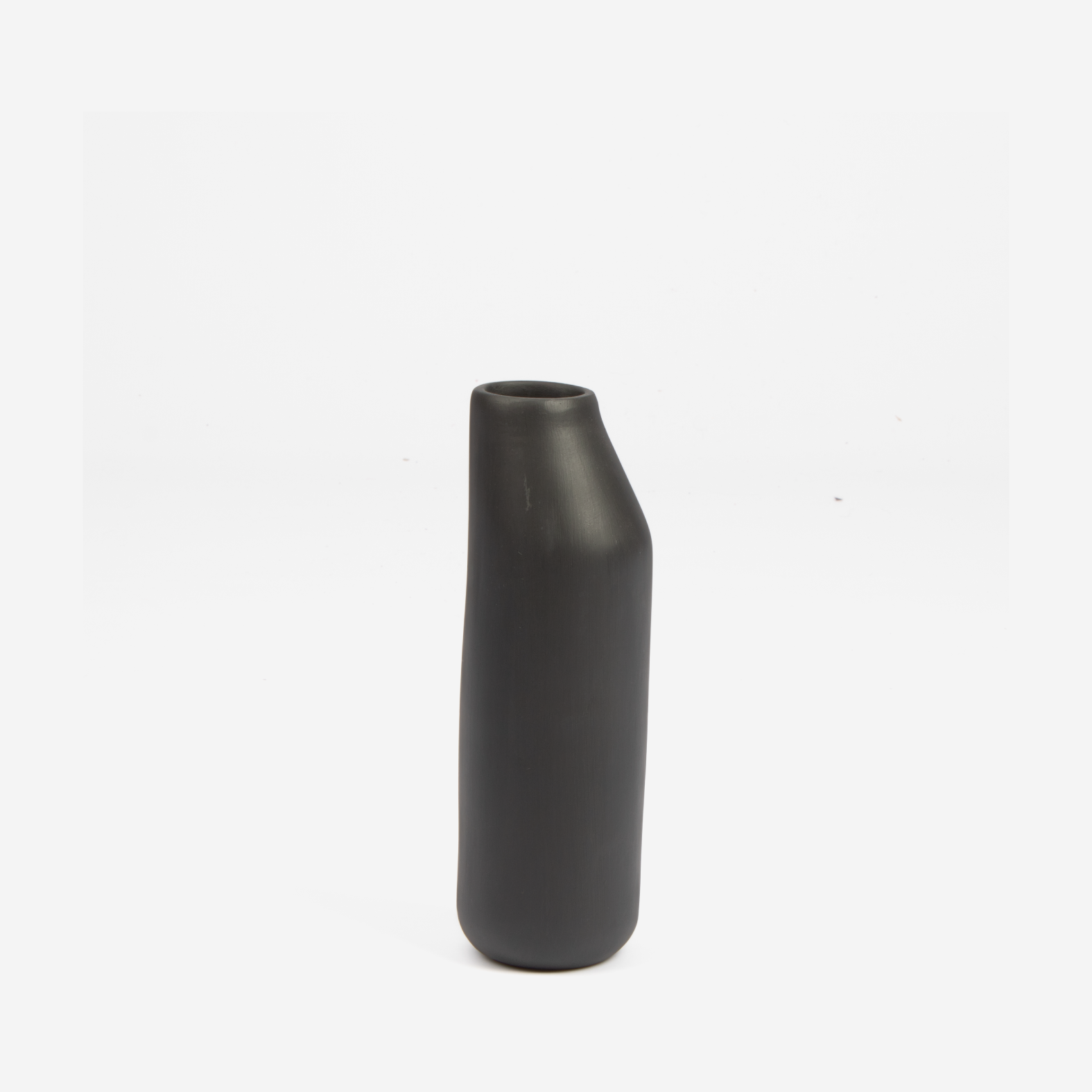 Off Centre Vase - Black
