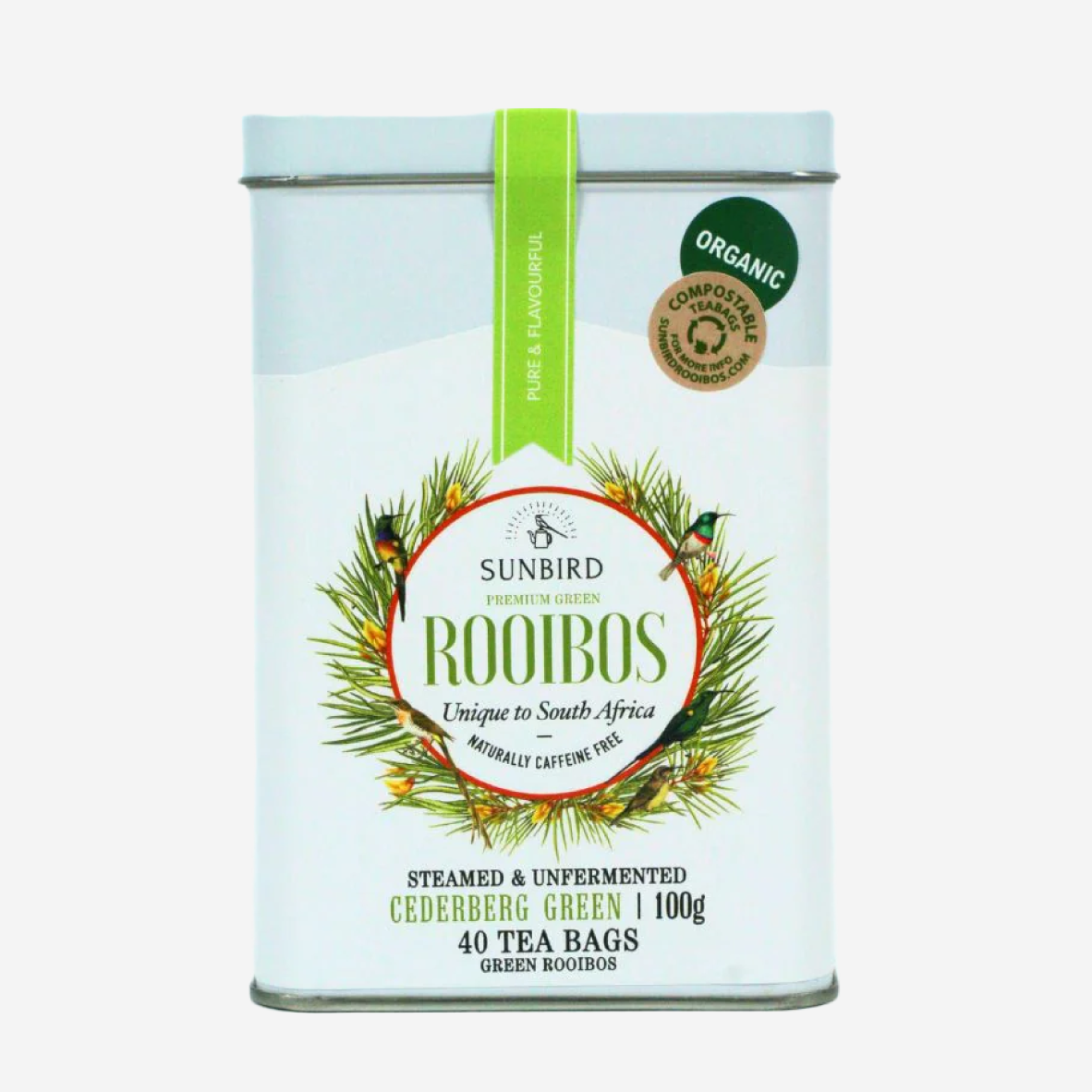 Organic Tea Tin - Cederberg Green