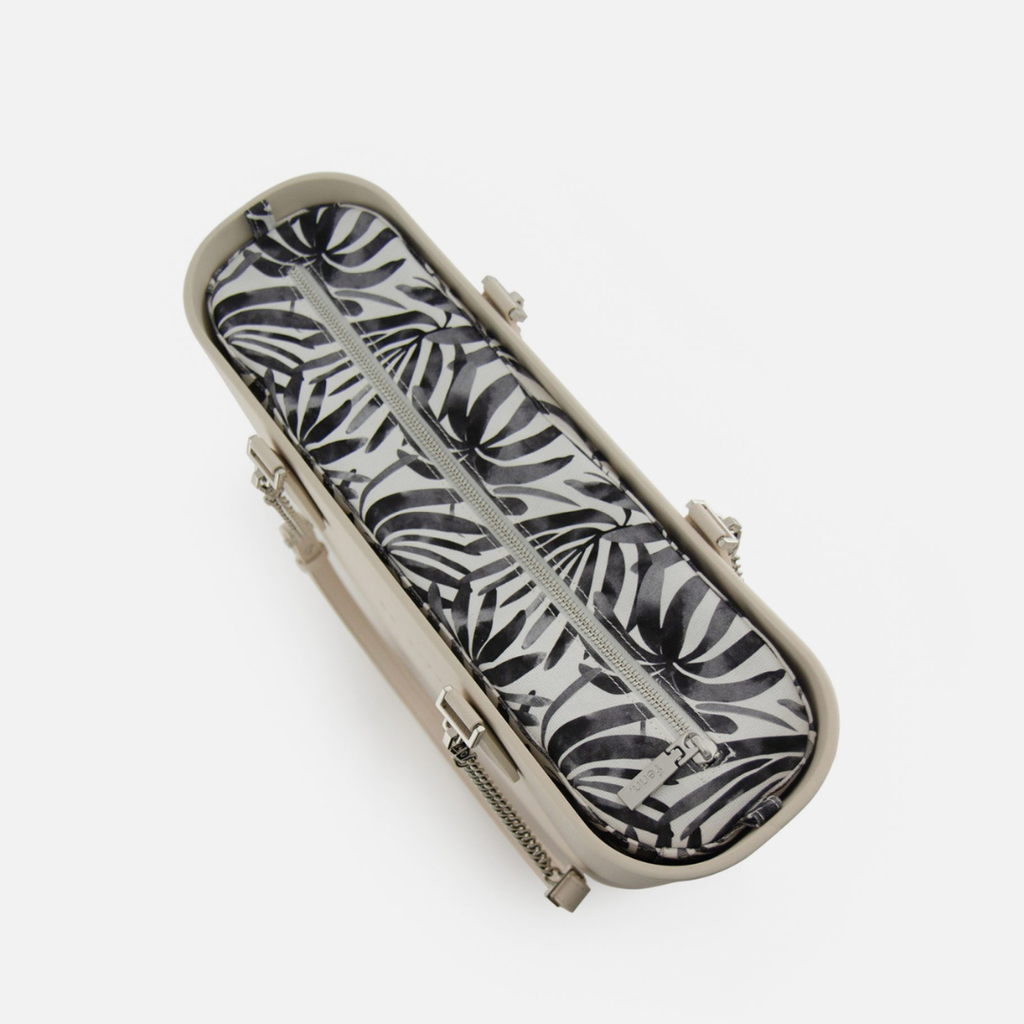 Original Handbag - Champagne - Palms Inner - Silver Chain