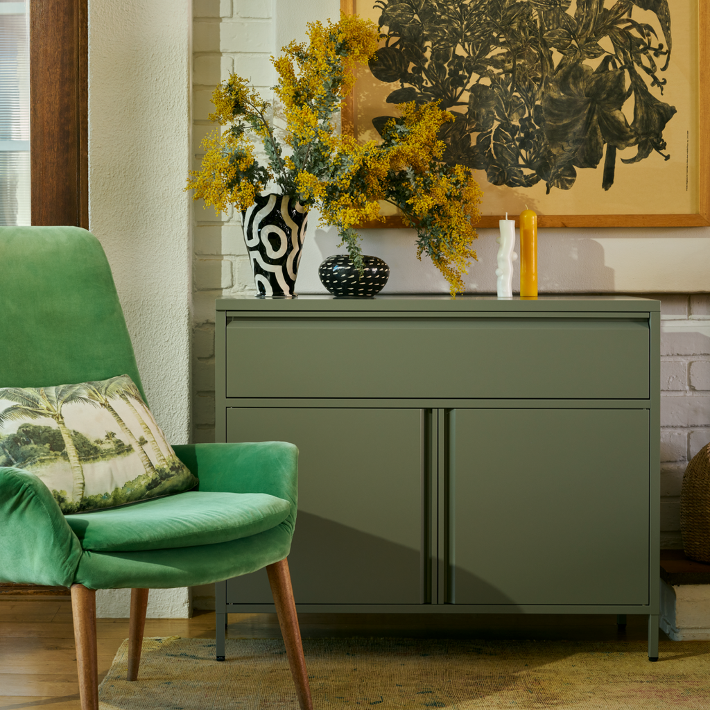 Popstrukt Bon Bon Sideboard - Moss Grey