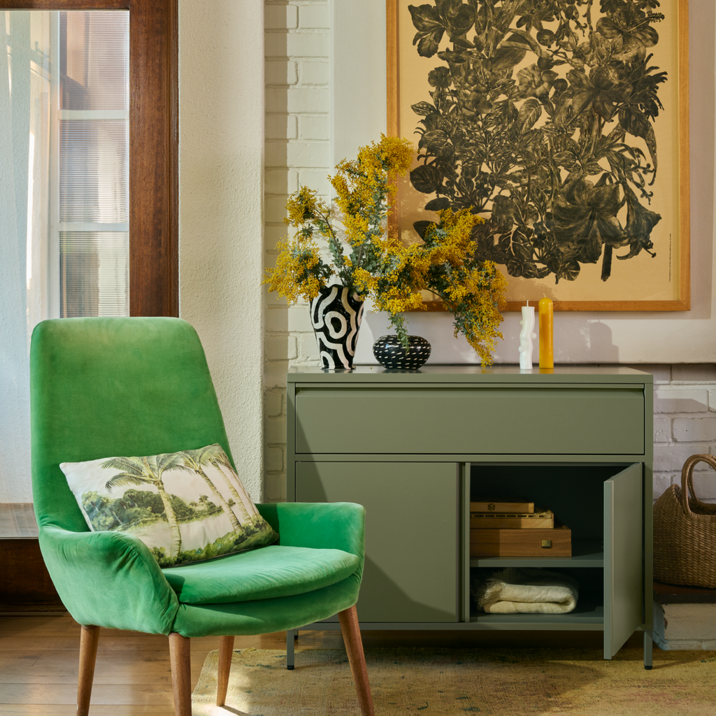 Popstrukt Bon Bon Sideboard - Moss Grey