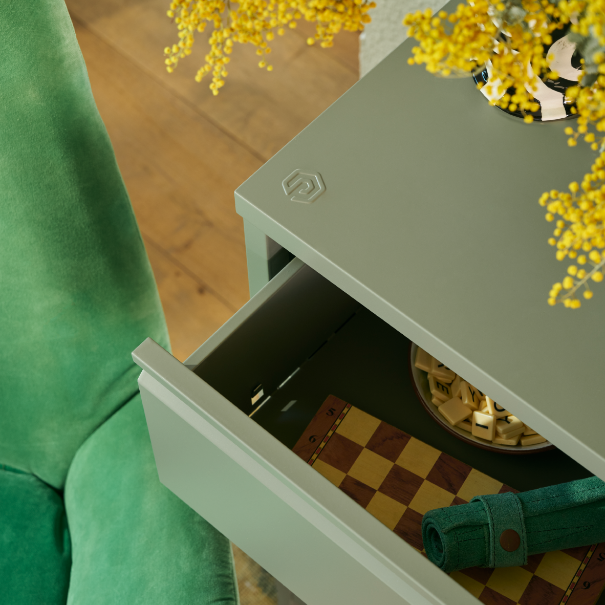 Popstrukt Bon Bon Sideboard - Moss Grey