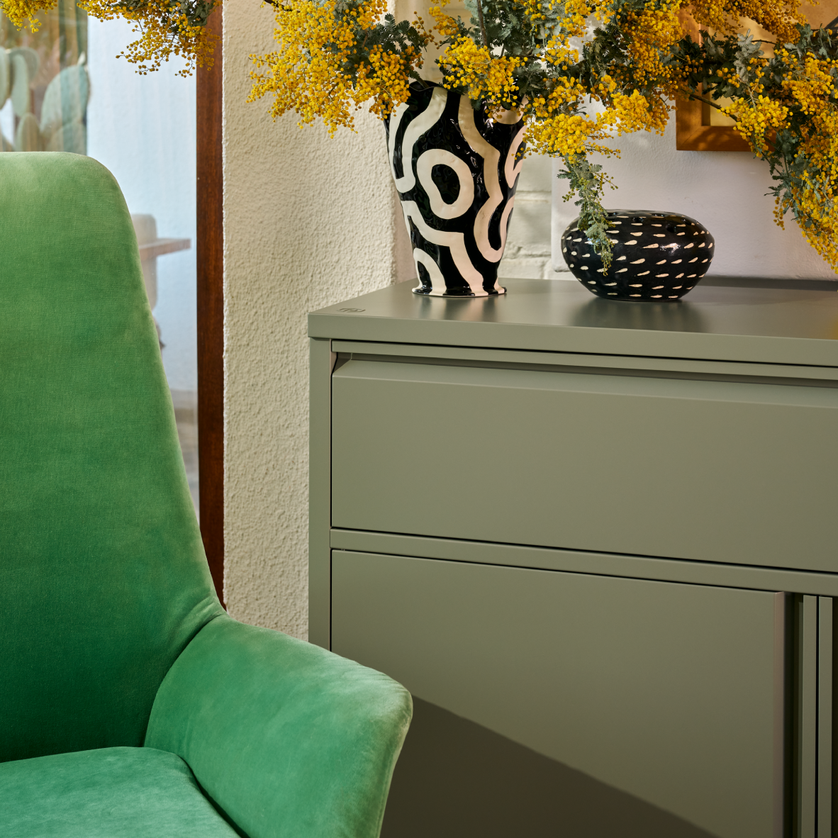 Popstrukt Bon Bon Sideboard - Moss Grey