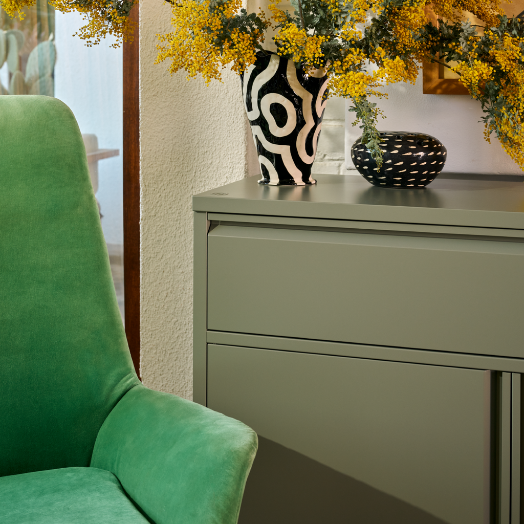 Popstrukt Bon Bon Sideboard - Moss Grey