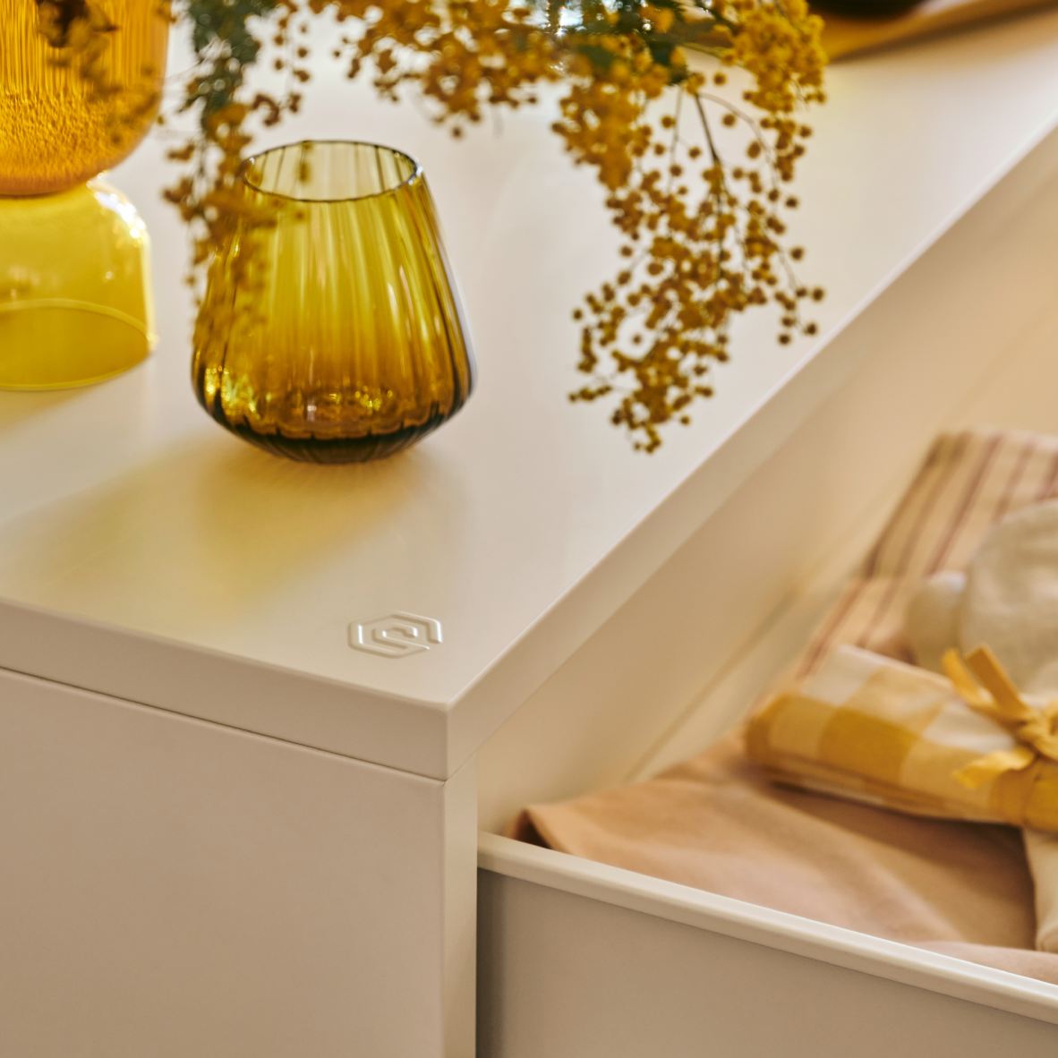 Popstrukt Bon Bon Sideboard - Soft White