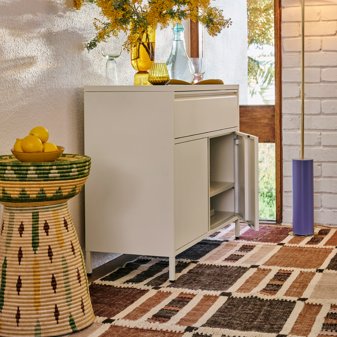 Popstrukt Bon Bon Sideboard - Soft White