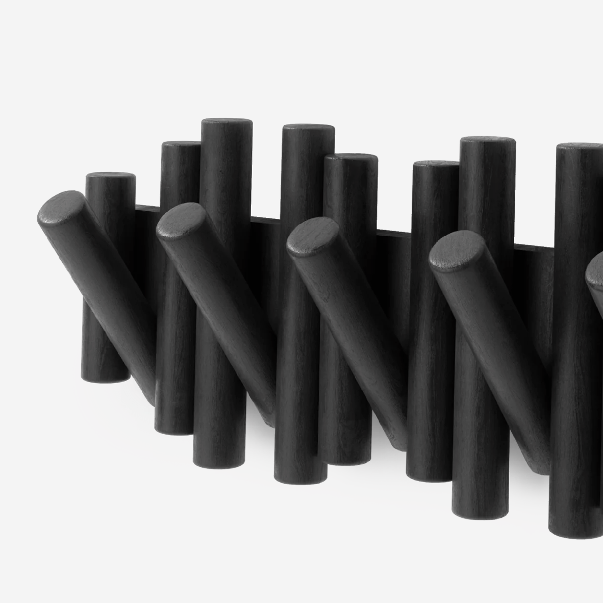 Picket Rail Hook - Black