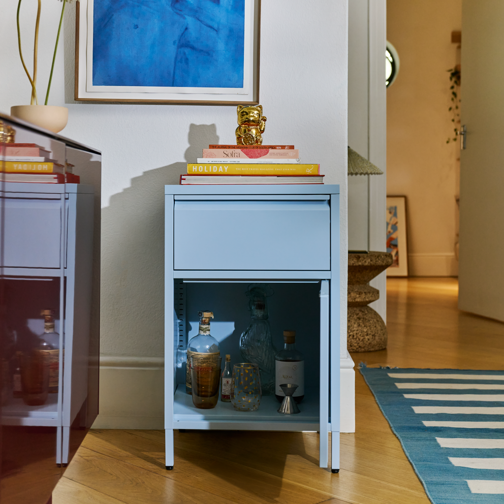 Popstrukt Bon Bon Side Table - Salt Blue