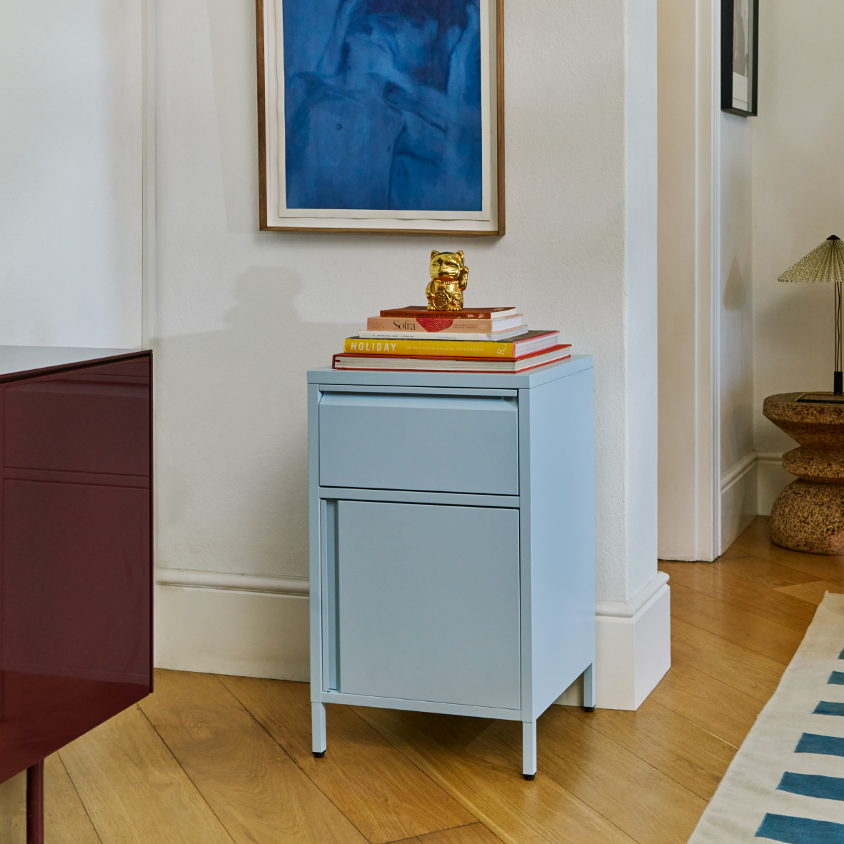 Popstrukt Bon Bon Side Table - Salt Blue