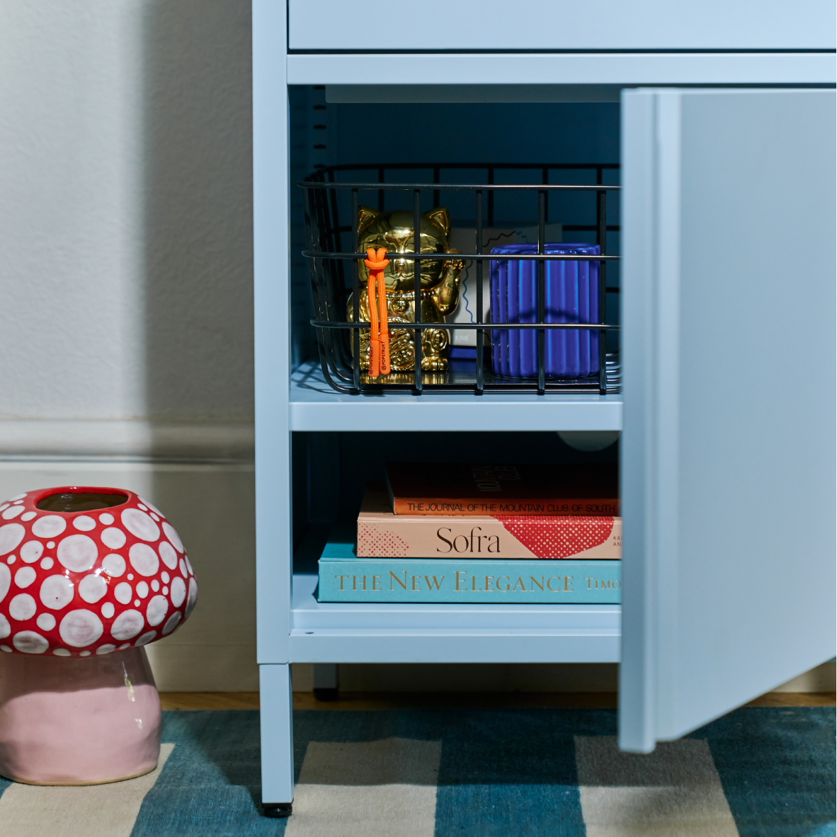 Popstrukt Bon Bon Side Table - Salt Blue