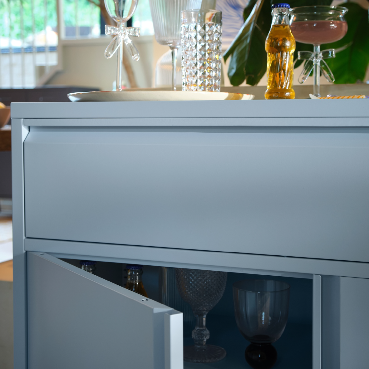Popstrukt Bon Bon Sideboard - Salt Blue