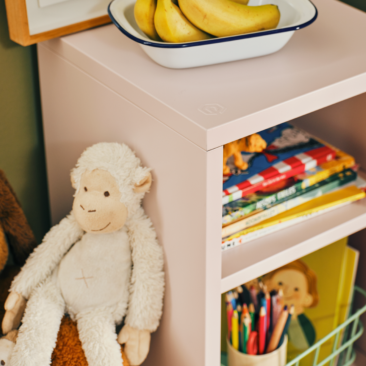 Popstrukt Sugar Cube Side Table - Blush