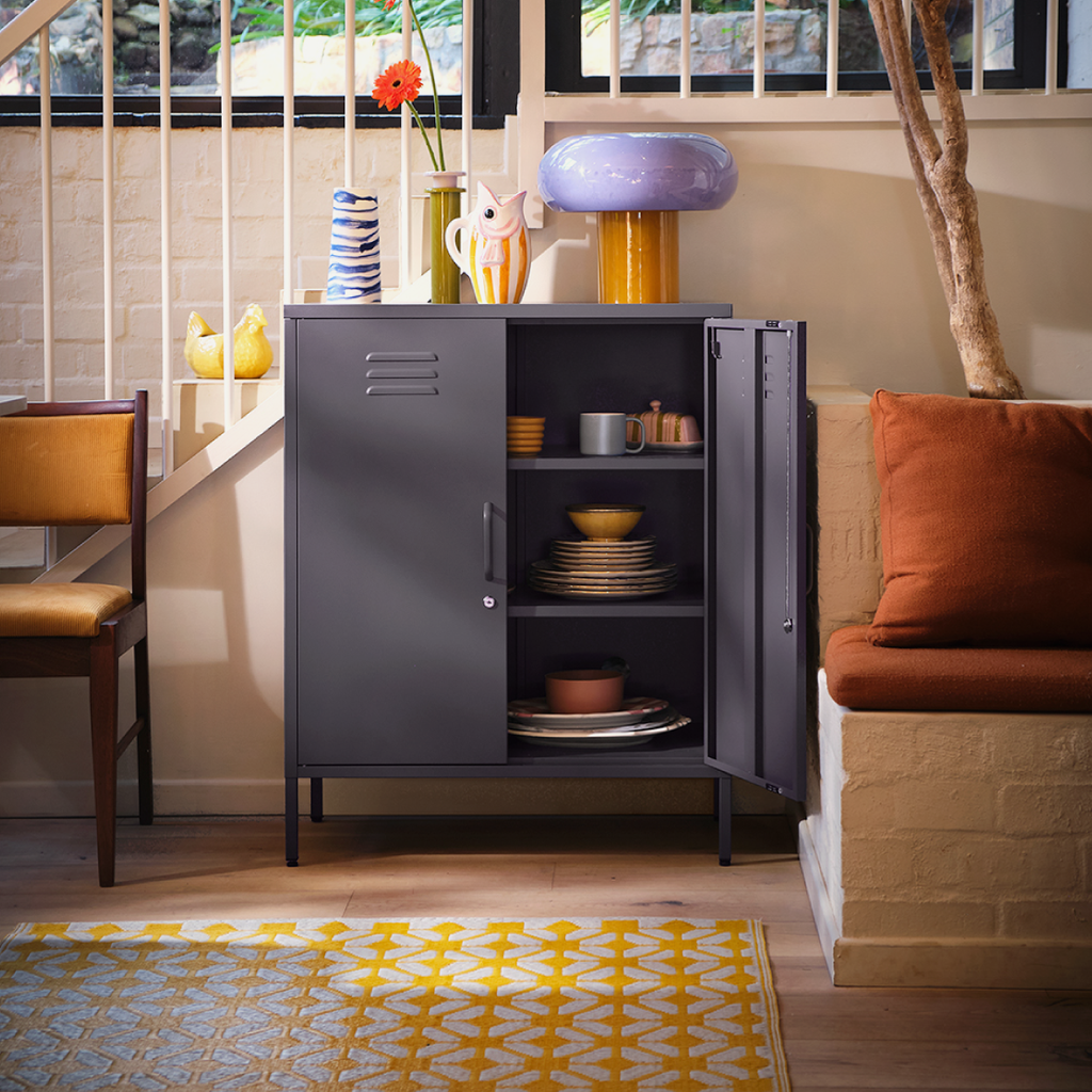 Popstrukt Sugar Cube Cabinet - Carbon Grey