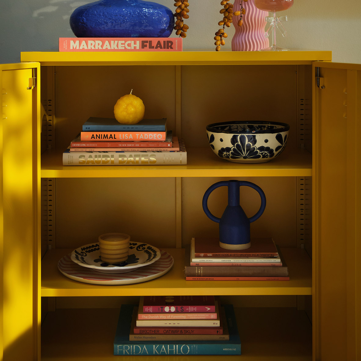 Popstrukt Sugar Cube Cabinet - Honey