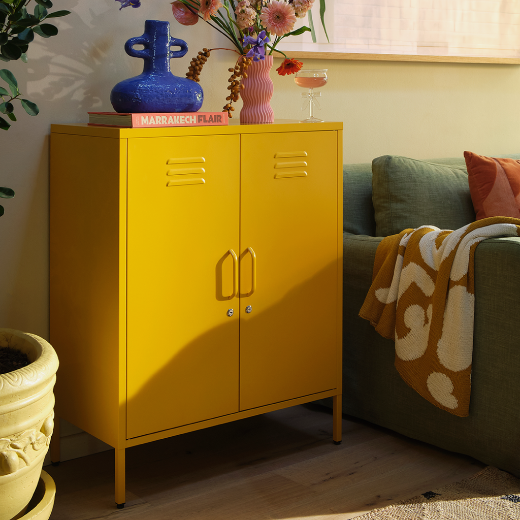 Popstrukt Sugar Cube Cabinet - Honey