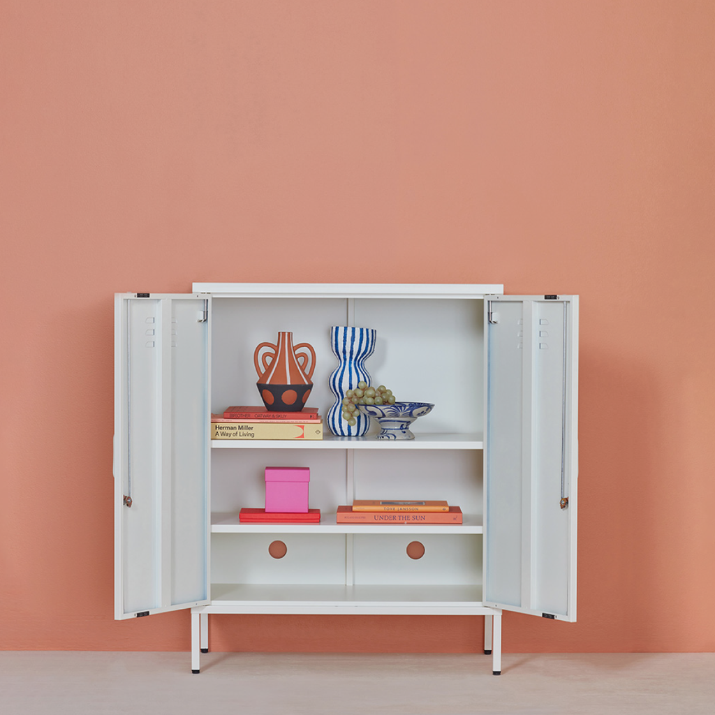 Popstrukt Sugar Cube Cabinet - Soft White