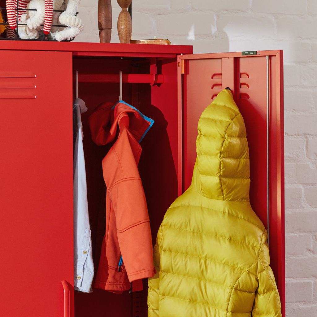 Popstrukt Sugar Cube Double Locker - Red Polka