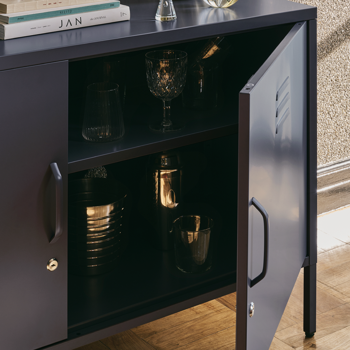 Popstrukt Sugar Cube Media Unit - Carbon Grey