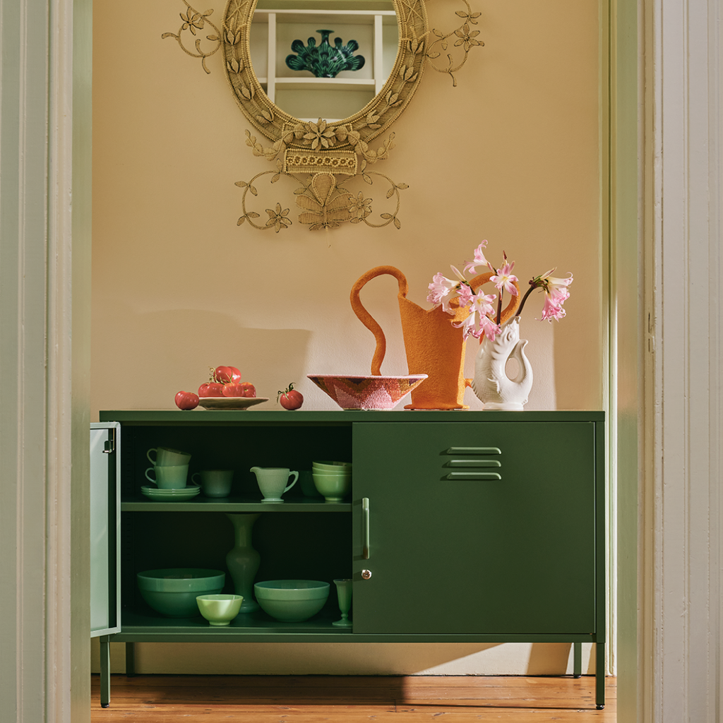 Popstrukt Sugar Cube Media Unit - Dark Olive