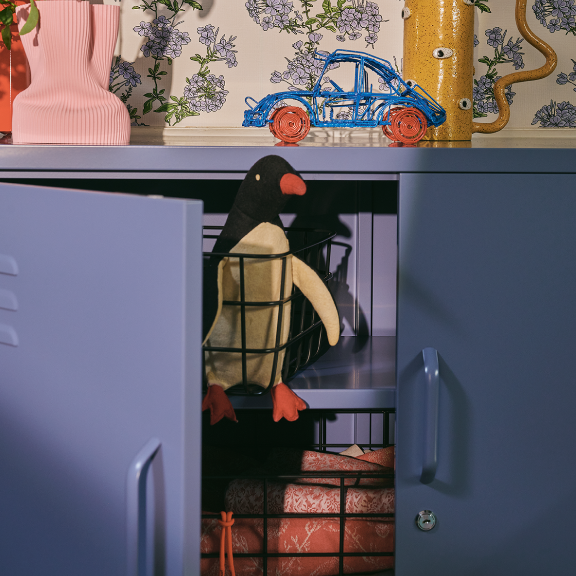 Popstrukt Sugar Cube Media Unit - Pigeon Blue