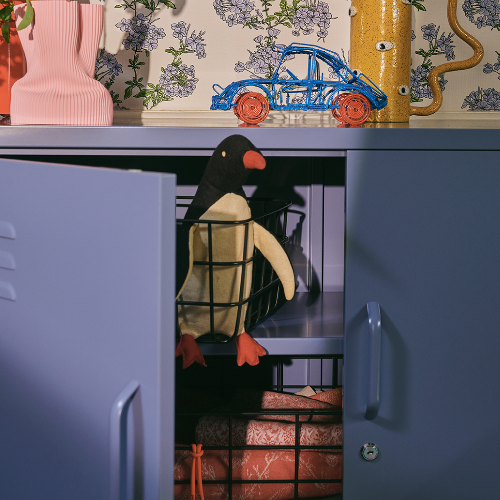 Popstrukt Sugar Cube Media Unit - Pigeon Blue