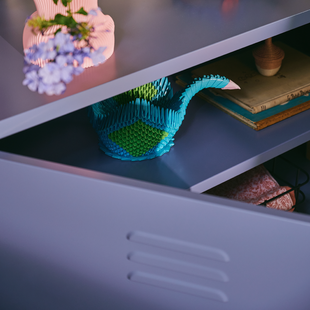 Popstrukt Sugar Cube Media Unit - Pigeon Blue