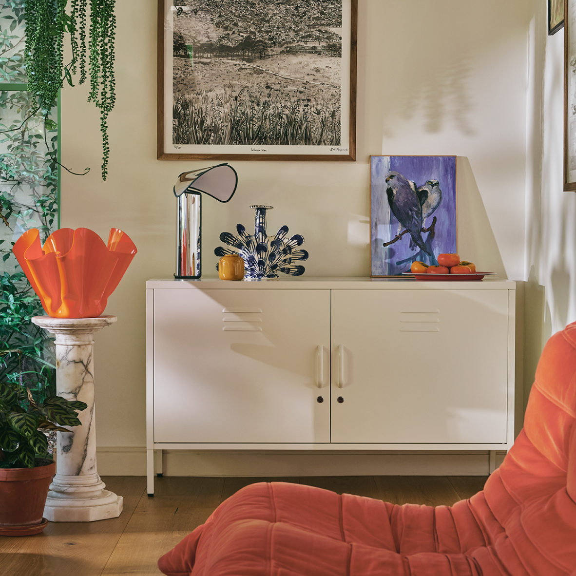 Popstrukt Sugar Cube Media Unit - Soft White