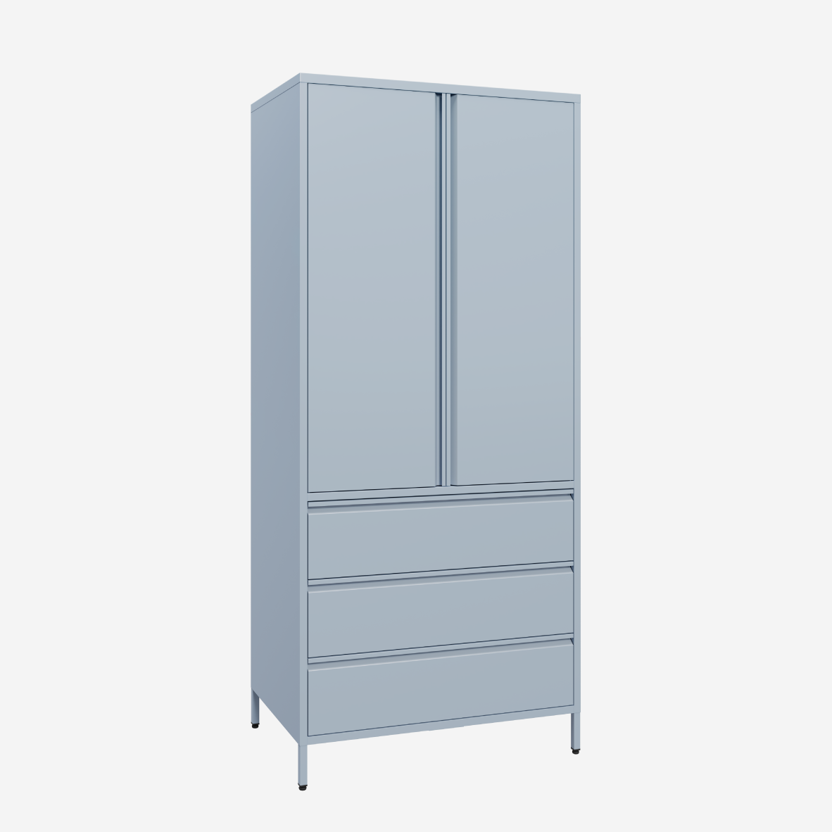Popstrukt Bon Bon Double Locker - Salt Blue