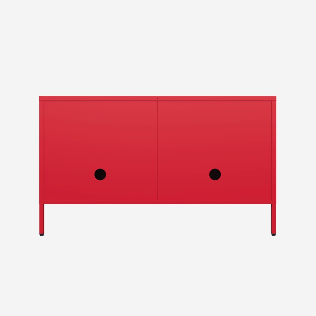 Popstrukt Sugar Cube Media Unit - Red Polka