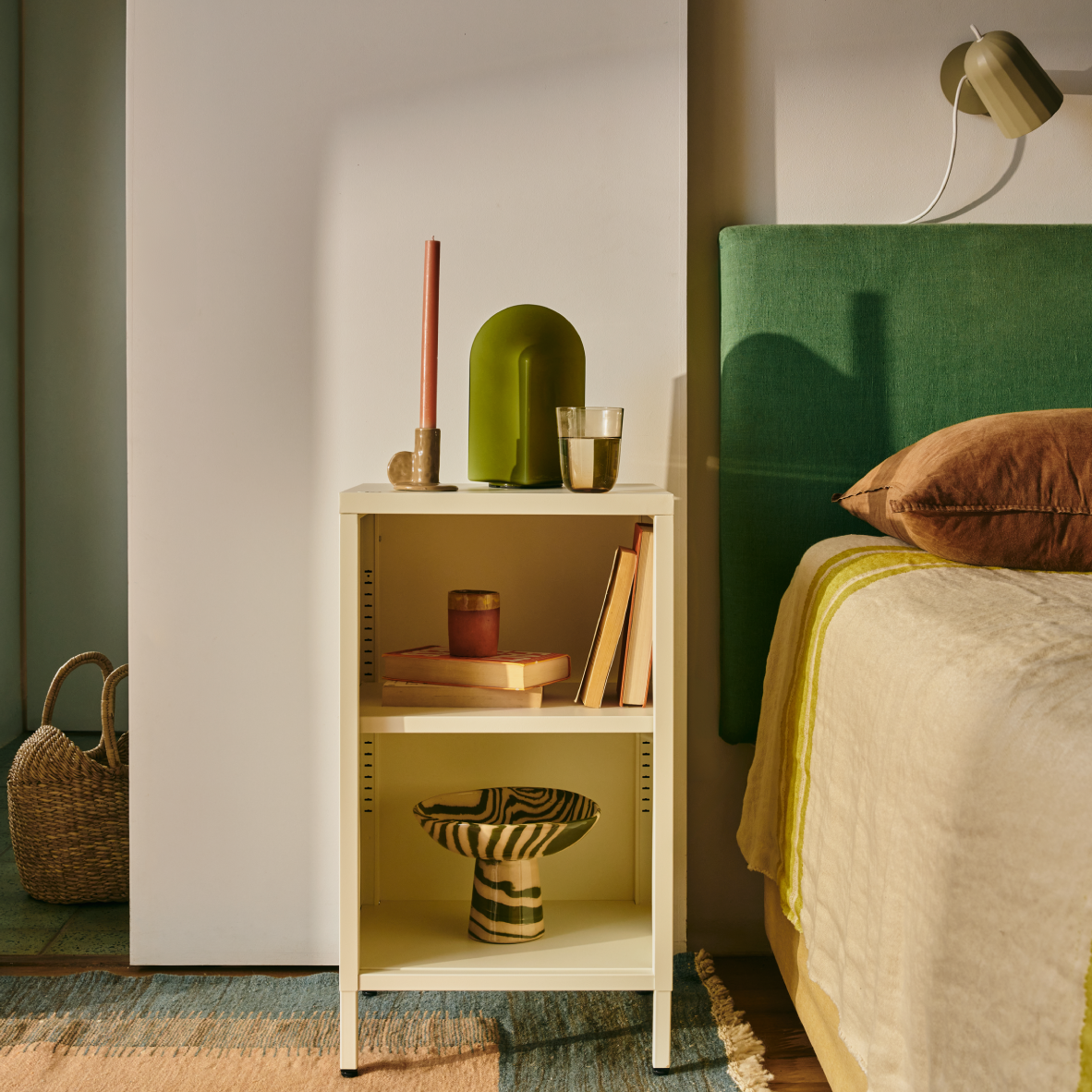 Popstrukt Wafer Side Table - Soft White Sand