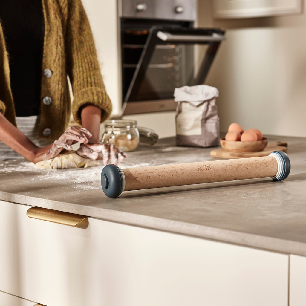 PrecisionPin™ Adjustable Rolling Pin - Sky