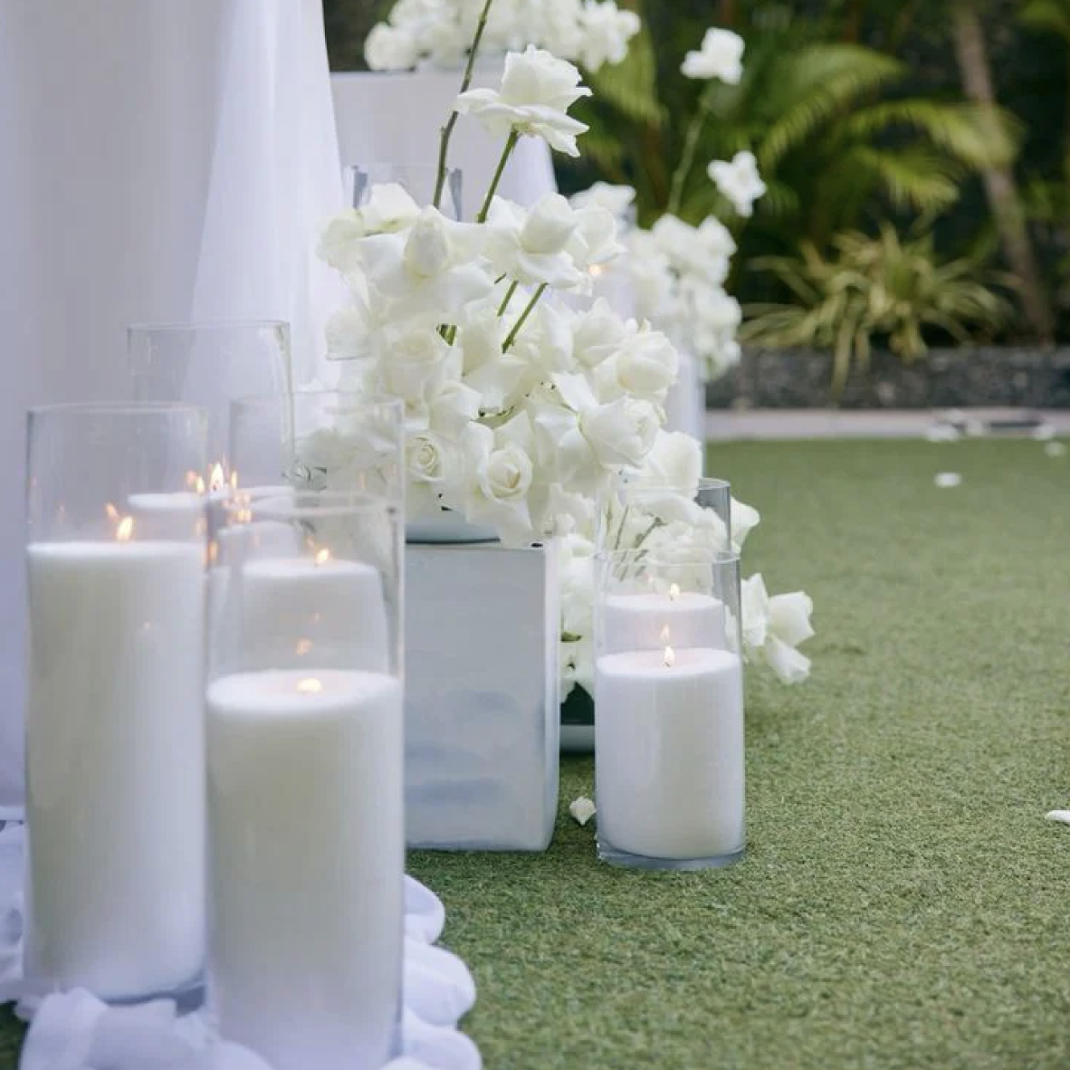 Premium Pearled Candle Tub 5kg - Misty Sage