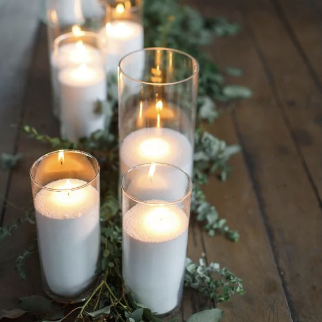 Premium Pearled Candle Tub 5kg - Misty Sage