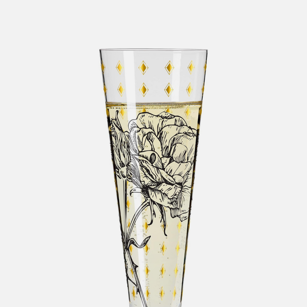 GoldNight Champagne Glass - Lisa Hofgärtners