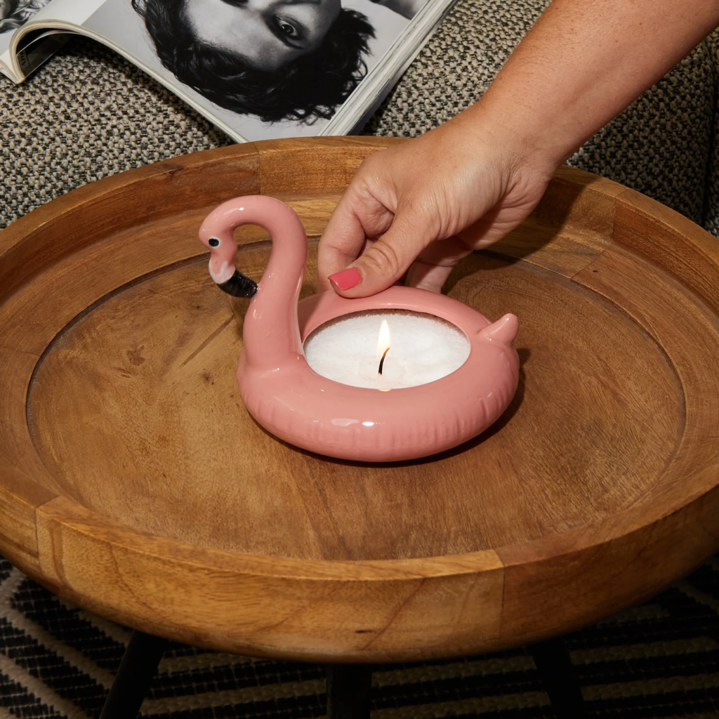 Flamingo Candle