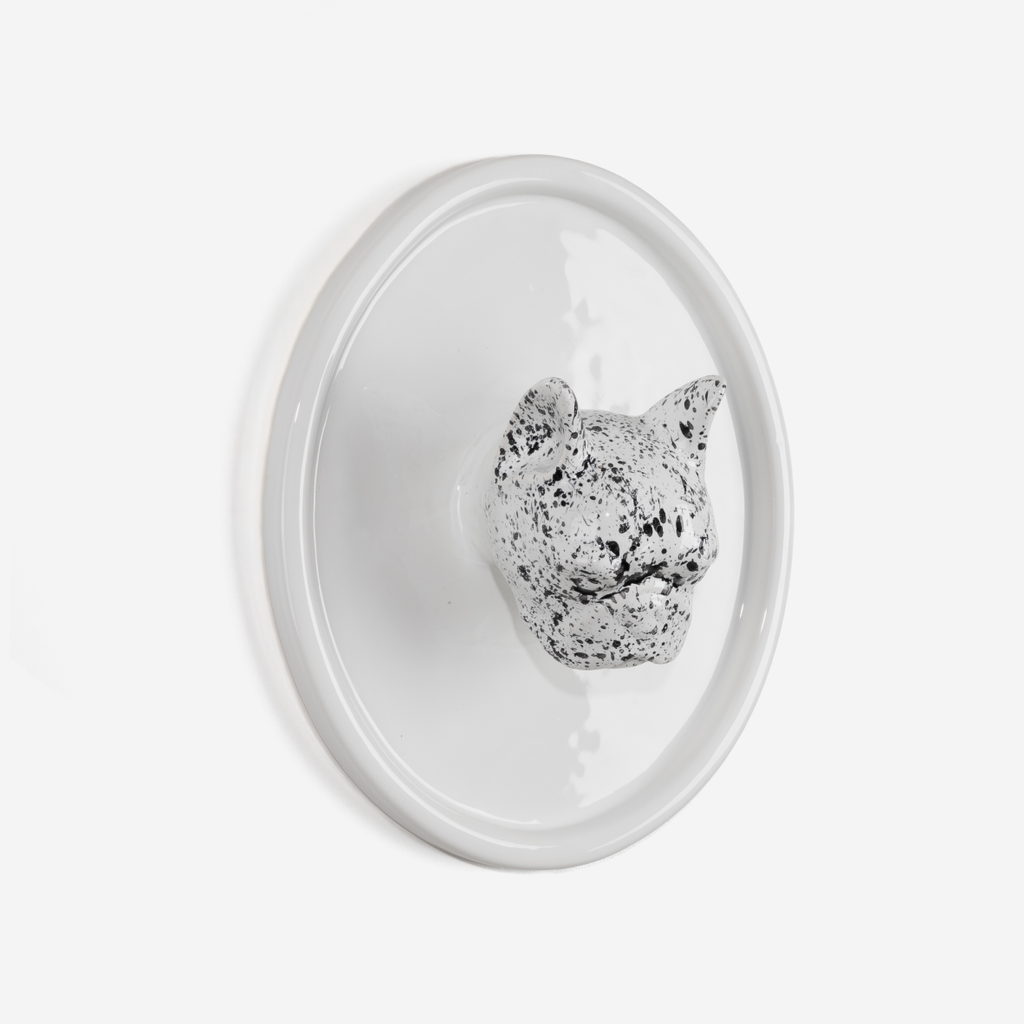 Frenchie Wall Cameo - White Splatter