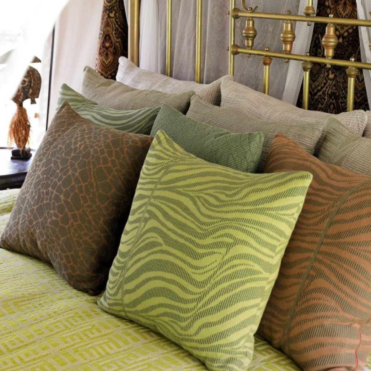 Safari Cushion Cover - Giraffe Rooibos