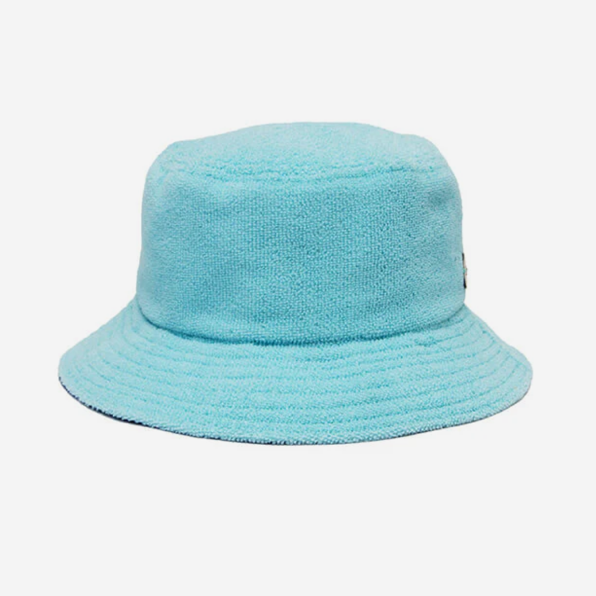 Towelling Bucket Hat - Sky Blue & Royal Blue