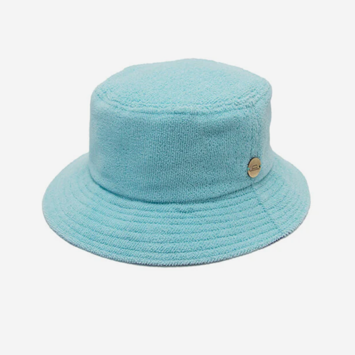 Towelling Bucket Hat - Sky Blue & Royal Blue