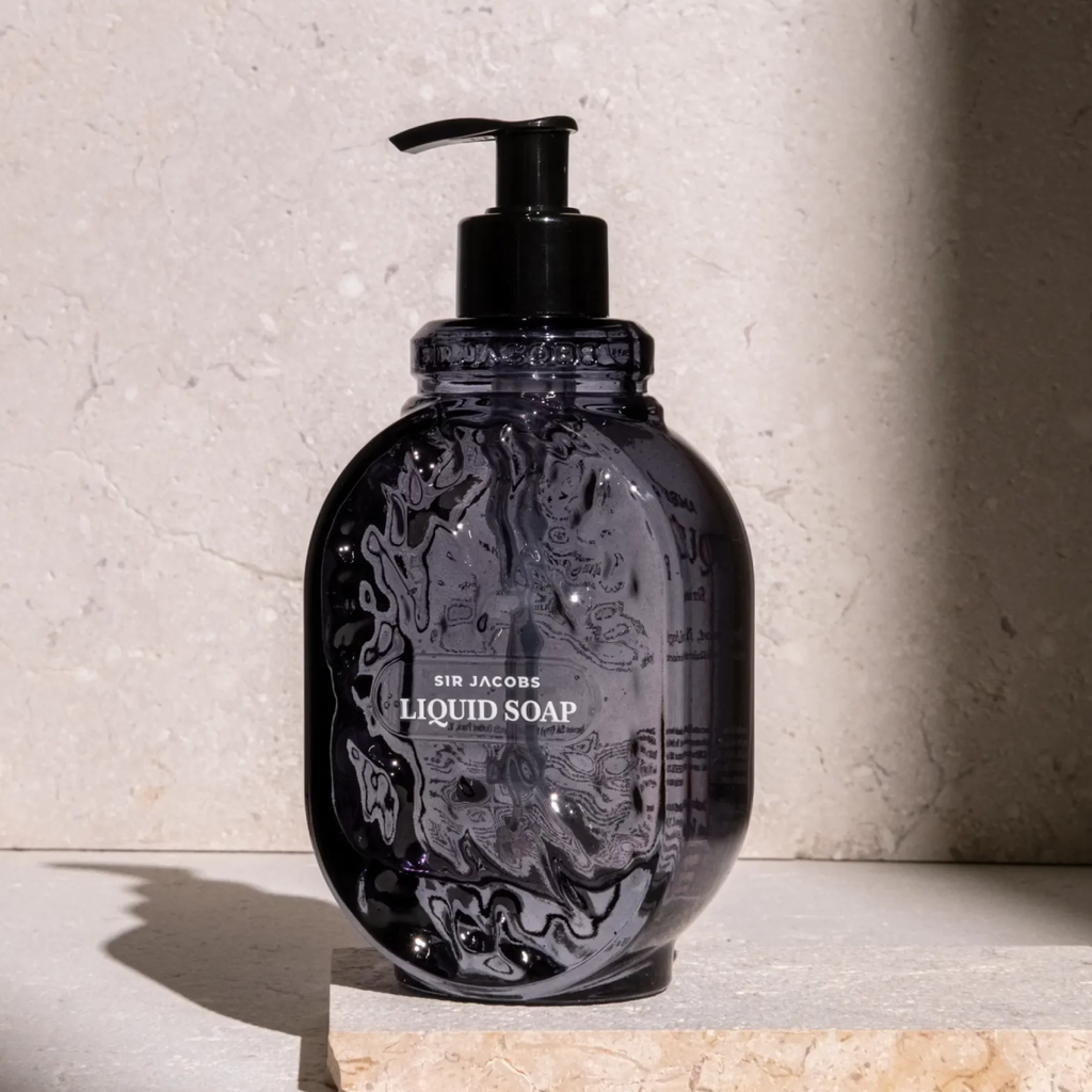 Fine Flint Glass Liquid Soap - Cypress Sky