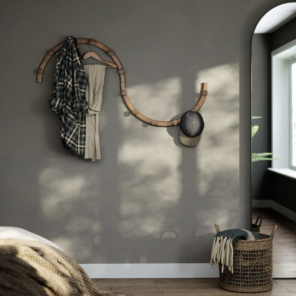 Slinka Hook - Light Walnut