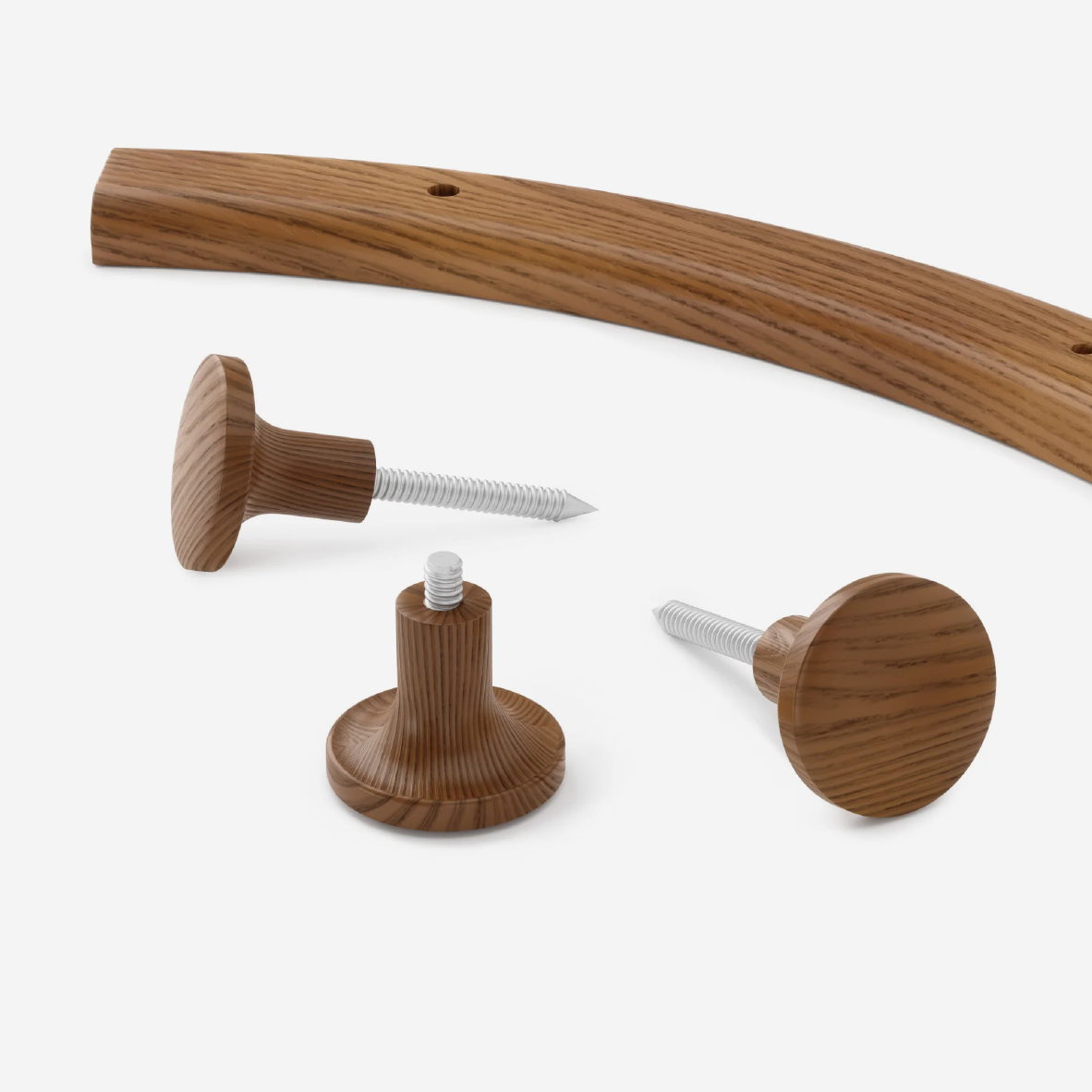 Slinka Hook - Light Walnut