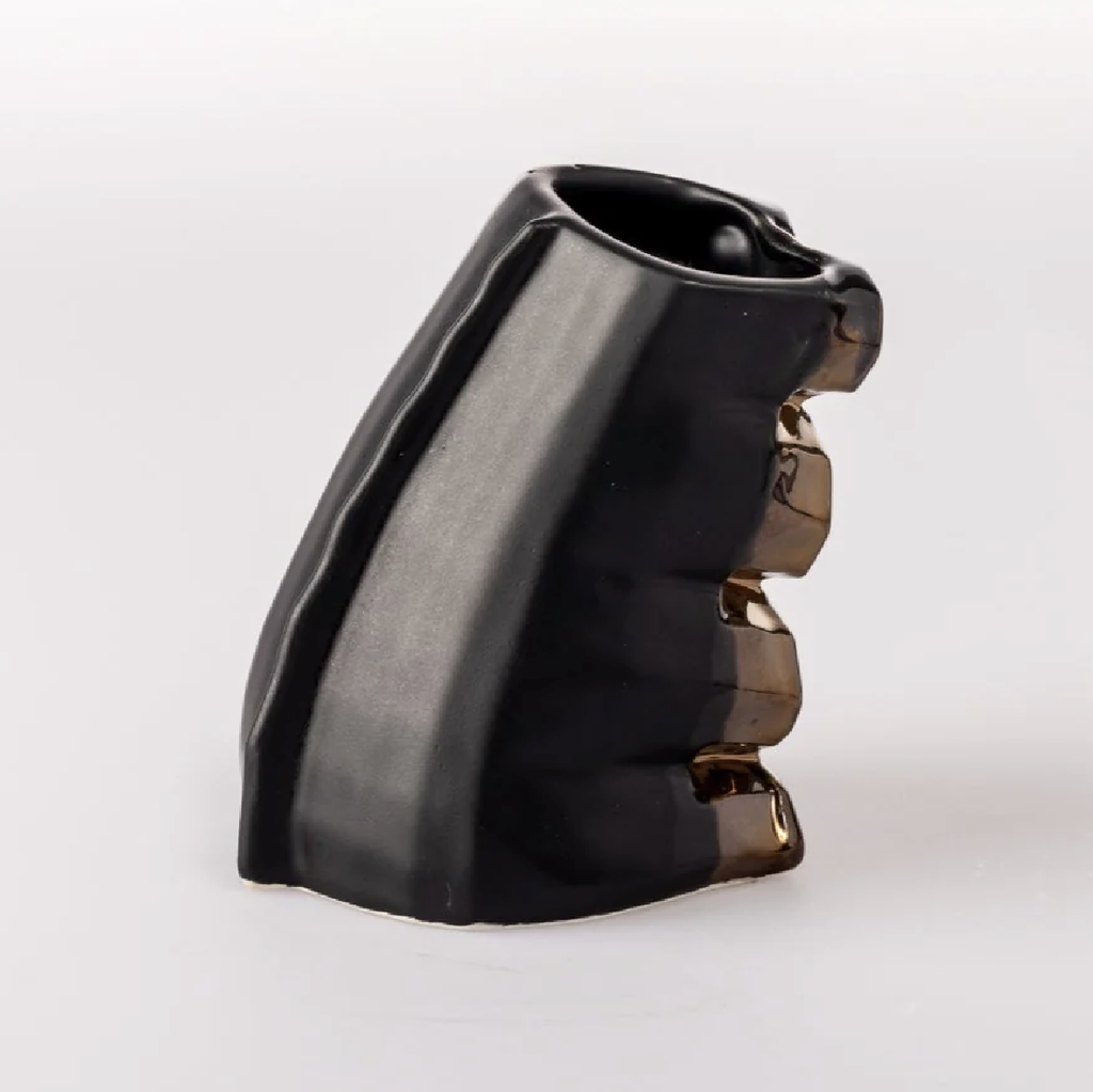 Spinal Utensil Holder - Bronze & Black