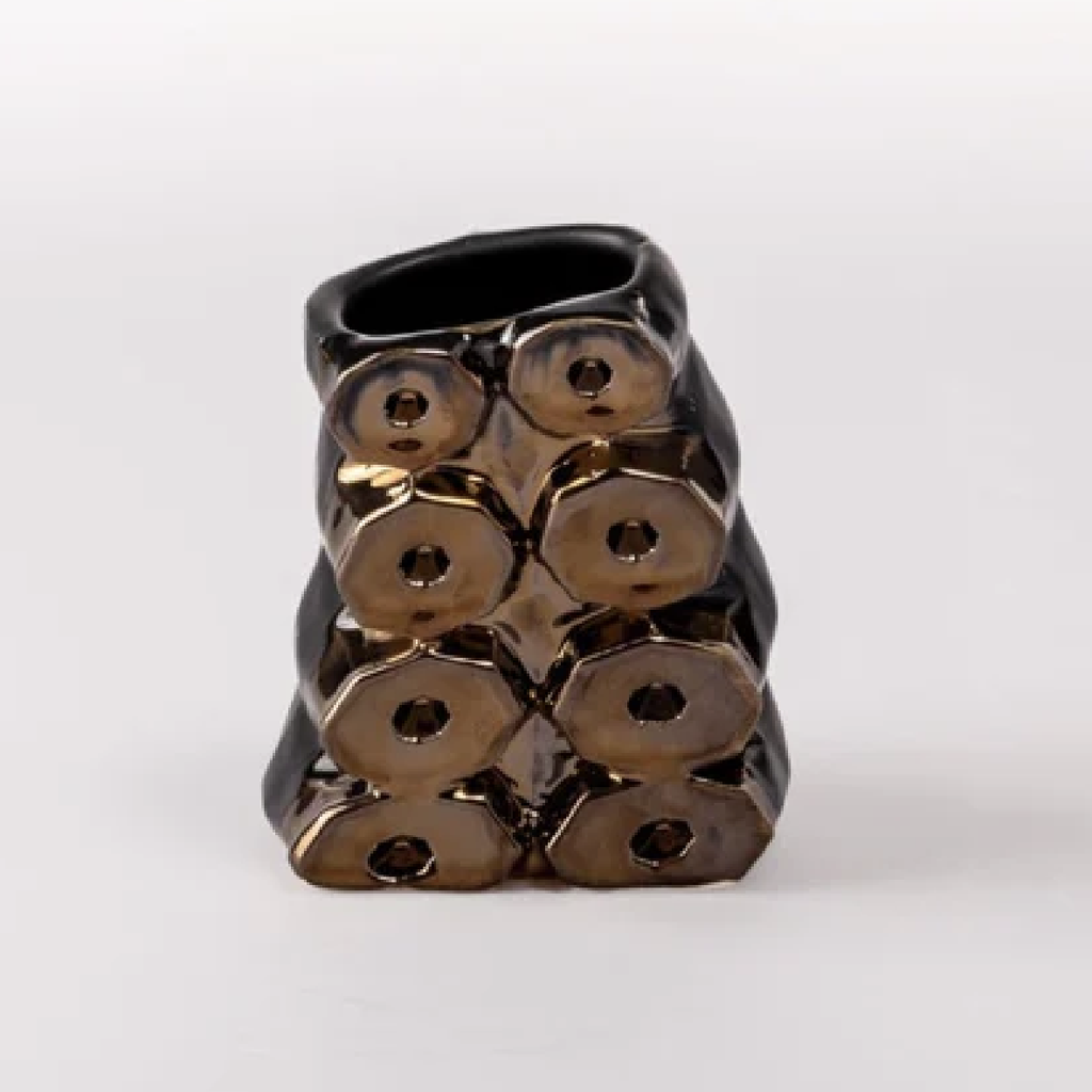 Spinal Utensil Holder - Bronze & Black