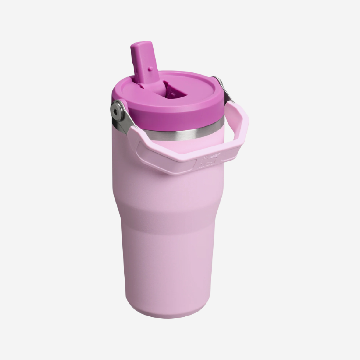 The IceFlow Flip Straw Tumbler 600ml - Cherry Blossom